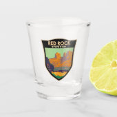 Red Rock State Park Arizona  Shot Glas (Voorkant)