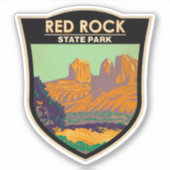 Red Rock State Park Arizona  Sticker (Voorkant)