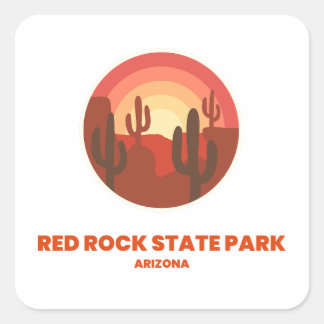 Red Rock State Park - Arizona Vierkante Sticker