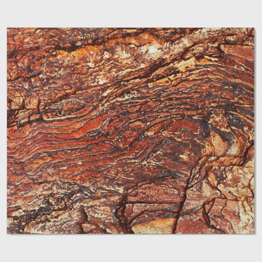 Red Rock Texture Cadeaupapier (Vlak)