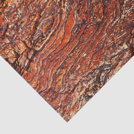 Red Rock Texture Tissuepapier (Detail)