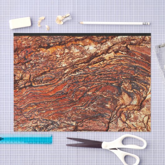 Red Rock Texture Tissuepapier (Craft)