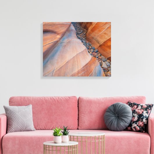 Red Rock Valley of Fire State Park Canvas Afdruk (Insitu (Woonkamer))