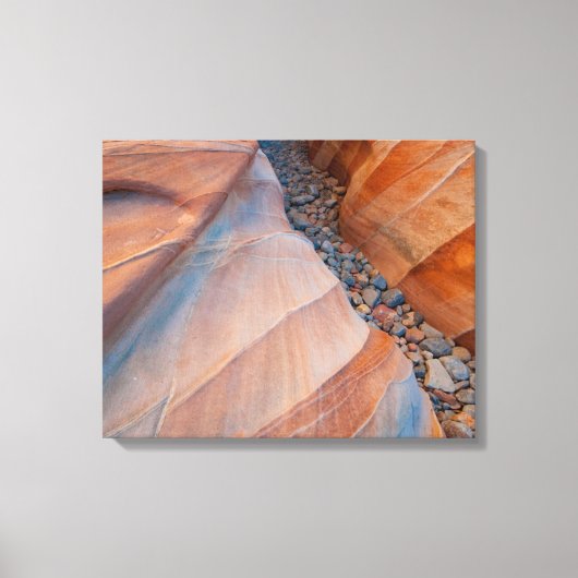 Red Rock Valley of Fire State Park Nevada Canvas Afdruk (Voorkant)