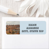 Red Rock Watson Lake Southwest Landscape Etiket (Insitu)