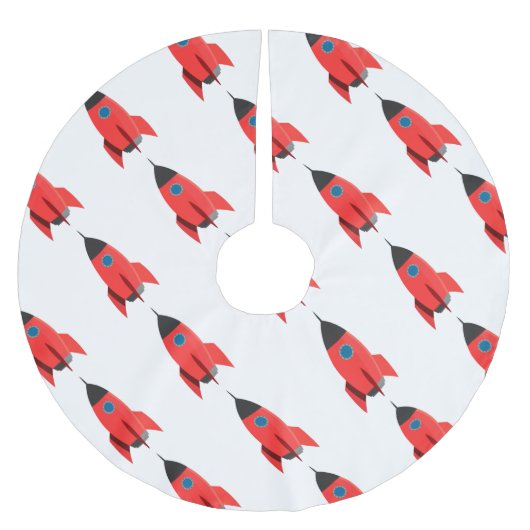 Red Rocket Kerstboom Rok (Voorkant)