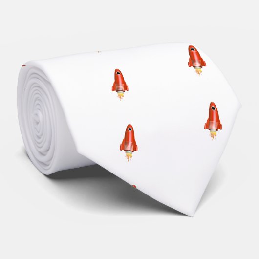 Red Rocket Stropdas (Opgerold)