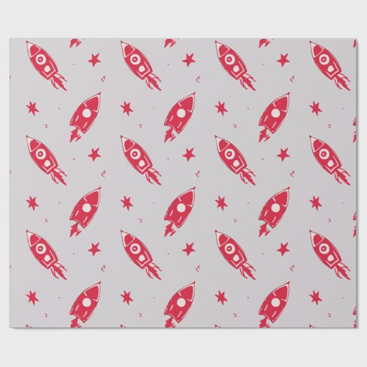 Red Rockets Cadeaupapier (Vlak)