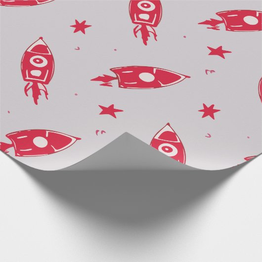 Red Rockets Cadeaupapier (Hoek)