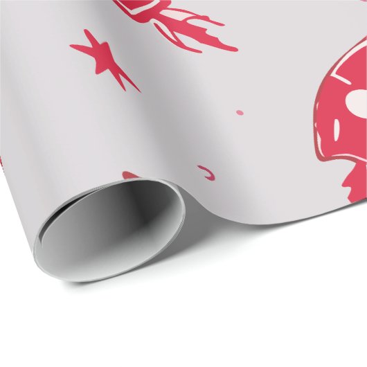 Red Rockets Cadeaupapier (Rol Hoek)