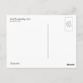 Red Rocketship Briefkaart (Achterkant)
