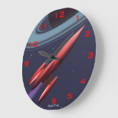 Red Rocketship Grote Klok (Hoek)