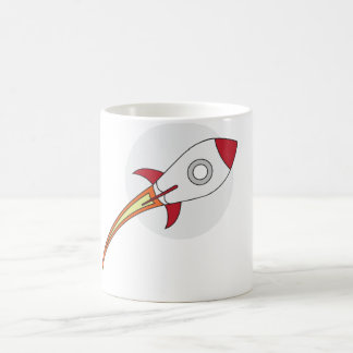 Red Rocketship Koffiemok