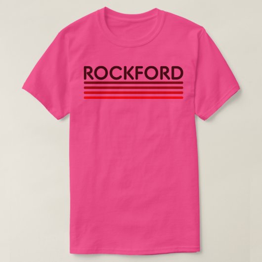 Red Rockford TShirt (Design voorkant)