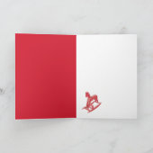 Red Rocking Horse Kaart (Binnen)