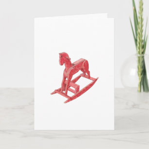 Red Rocking Horse-kaart Kaart