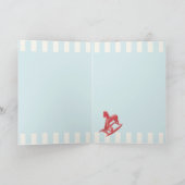 Red Rocking Horse strepen Kaart (Binnen)