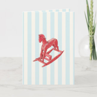 Red Rocking Horse strepen Kaart