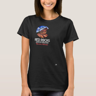 Red Rocks Amphitheater - Colorado State Flag - Mor T-shirt
