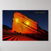 Red Rocks amphitheater Poster (Voorkant)