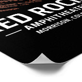 Red Rocks Amphitheatre Morrison Colorado Wandelen  Poster (Hoek)