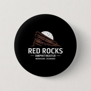 Red Rocks Amphitheatre Morrison Colorado Wandelen  Ronde Button 5,7 Cm
