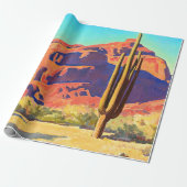 Red Rocks and Cactus, 1945 by Maynard Dixon Cadeaupapier (Uitgerold)