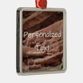 Red Rocks Colorado Aangepaste naam Metalen Ornament (Rechts)