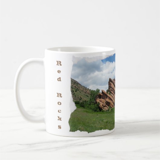Red Rocks Colorado Coffee Mok (Links)
