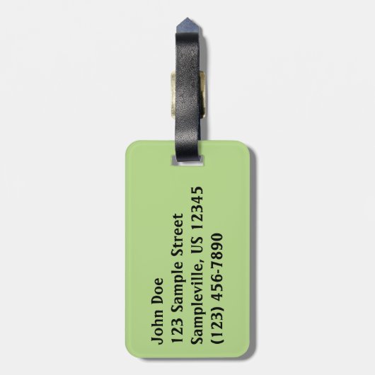 Red Rocks en Cacti I Bagagelabel (Achterkant verticaal)