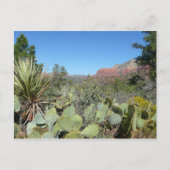 Red Rocks en Cacti I Briefkaart (Voorkant)