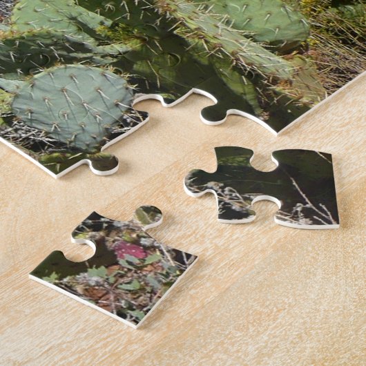 Red Rocks en Cacti I Legpuzzel (Zijkant)
