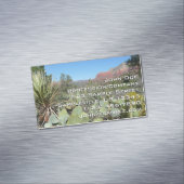 Red Rocks en Cacti I Magnetisch Visitekaartje (Voorbeeld)