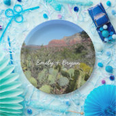 Red Rocks en Cacti I Papieren Bordje (Feest)