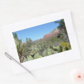 Red Rocks en Cacti I Rechthoekige Sticker (Envelop)