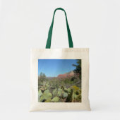 Red Rocks en Cacti I Tote Bag (Voorkant)