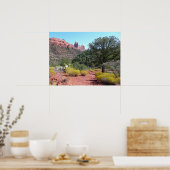 Red Rocks en Cacti II in Sedona Arizona Poster (Keuken)