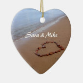 Red Rocks Heart Beach Ornament (Rechts)
