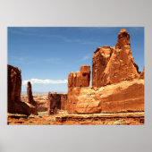Red Rocks in Arches National Park Poster (Voorkant)