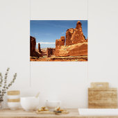 Red Rocks in Arches National Park Poster (Keuken)