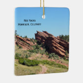 Red Rocks in Morrison, Colorado Keramisch Ornament (Rechts)