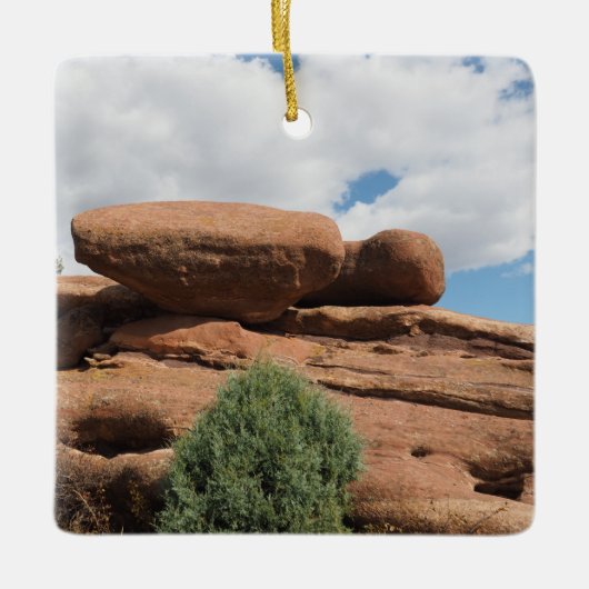 Red Rocks in Morrison, Colorado Keramisch Ornament (Voorkant)