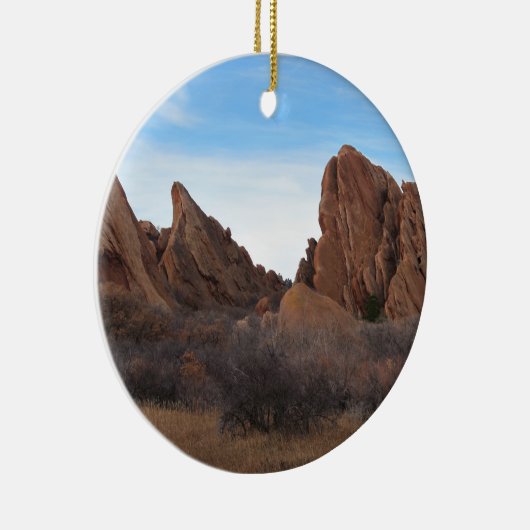 Red Rocks in Roxburough Keramisch Ornament (Rechts)