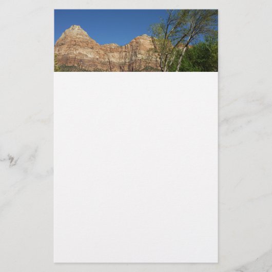 Red Rocks in Zion National Park Briefpapier (Voorkant)