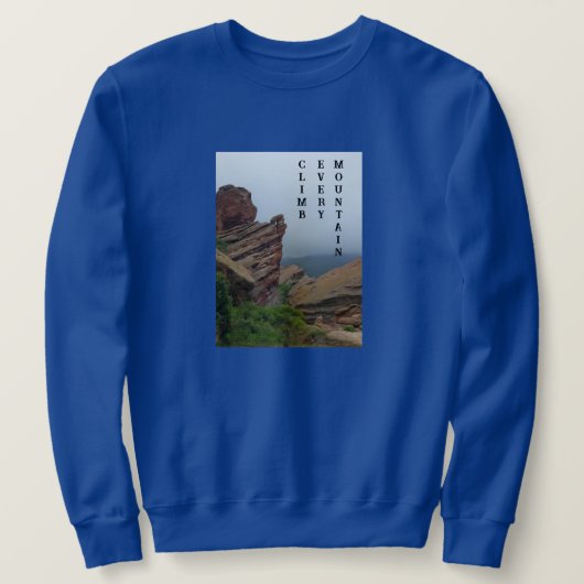 Red Rocks Inspirerende Sweatshirt (Design voorkant)