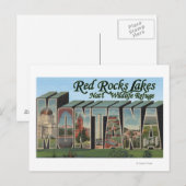 Red Rocks Lake Park, Montana Briefkaart (Voorkant / Achterkant)