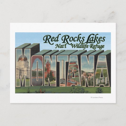 Red Rocks Lake Park, Montana Briefkaart (Voorkant)