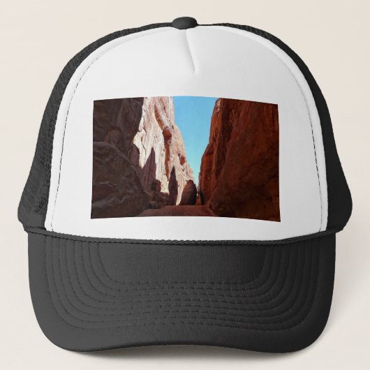 Red Rocks Moah Utah SouthWestern-woestijnlandschap Trucker Pet (Voorkant)