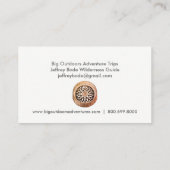 Red Rocks Mountain Wilderness Adventure Guide Visitekaartje (Achterkant)