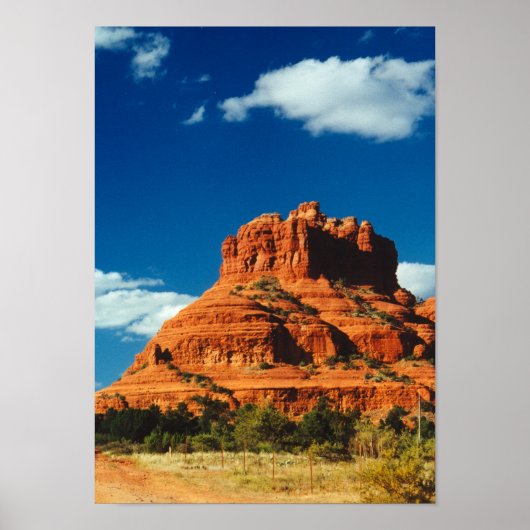 Red Rocks Near Sedona - Poster (Voorkant)